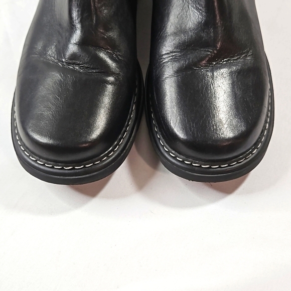 Kenneth Cole Reaction Black Leather Mens Boots Size 38 /6.5 - Picture 4 of 9